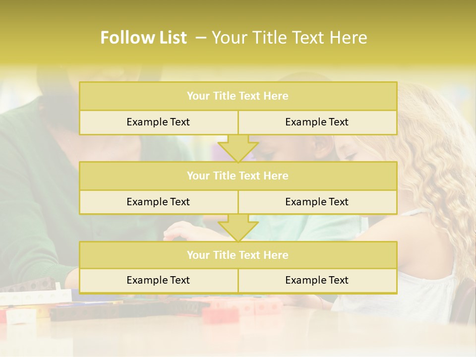 Schoolchildren Education Children PowerPoint Template