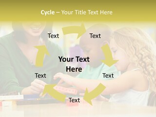 Schoolchildren Education Children PowerPoint Template
