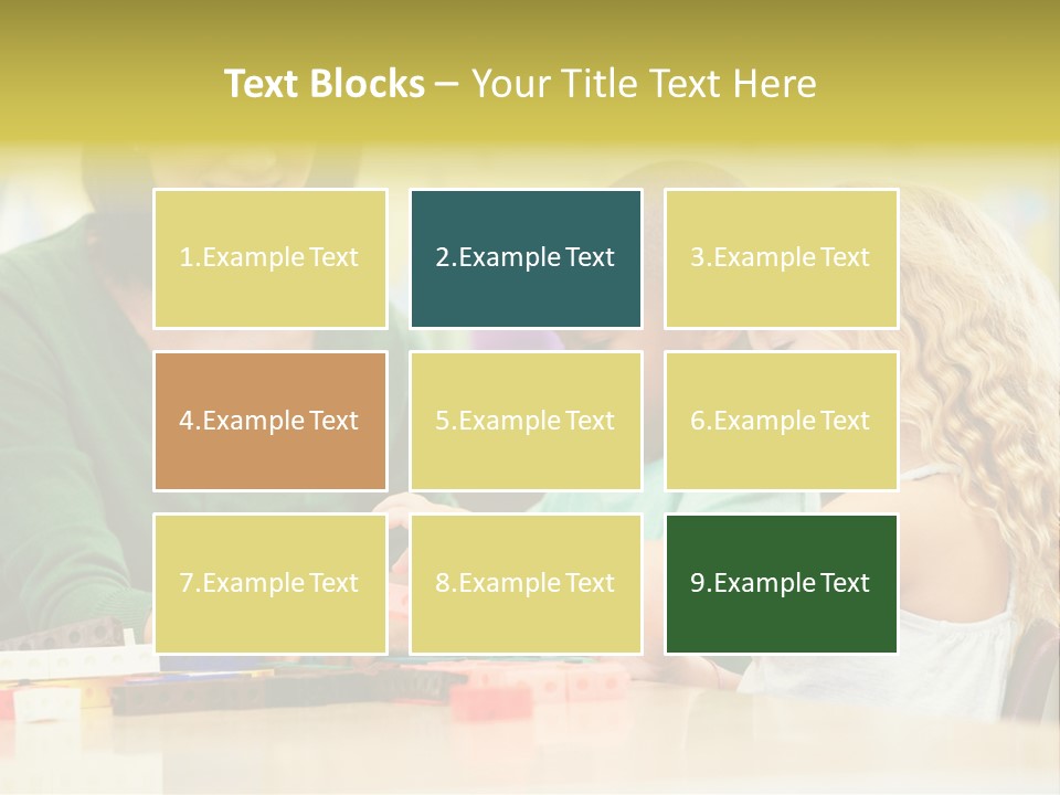 Schoolchildren Education Children PowerPoint Template