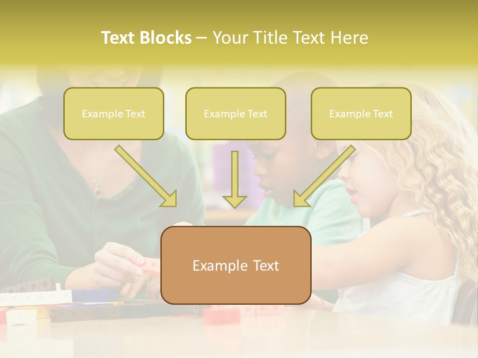 Schoolchildren Education Children PowerPoint Template