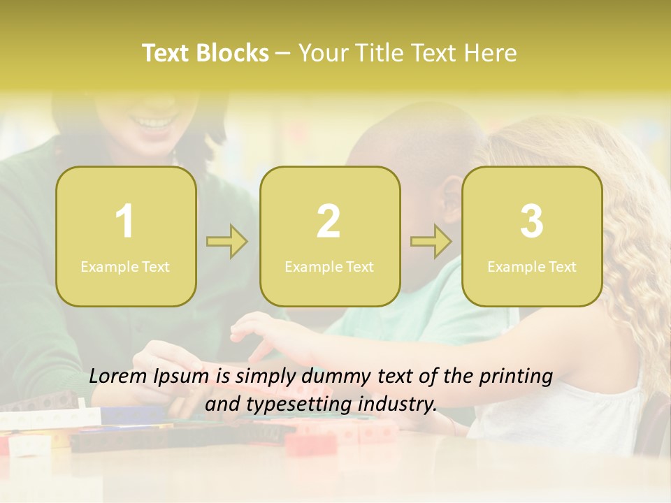 Schoolchildren Education Children PowerPoint Template