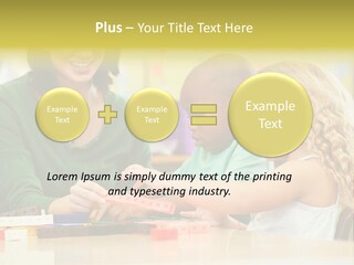 Schoolchildren Education Children PowerPoint Template