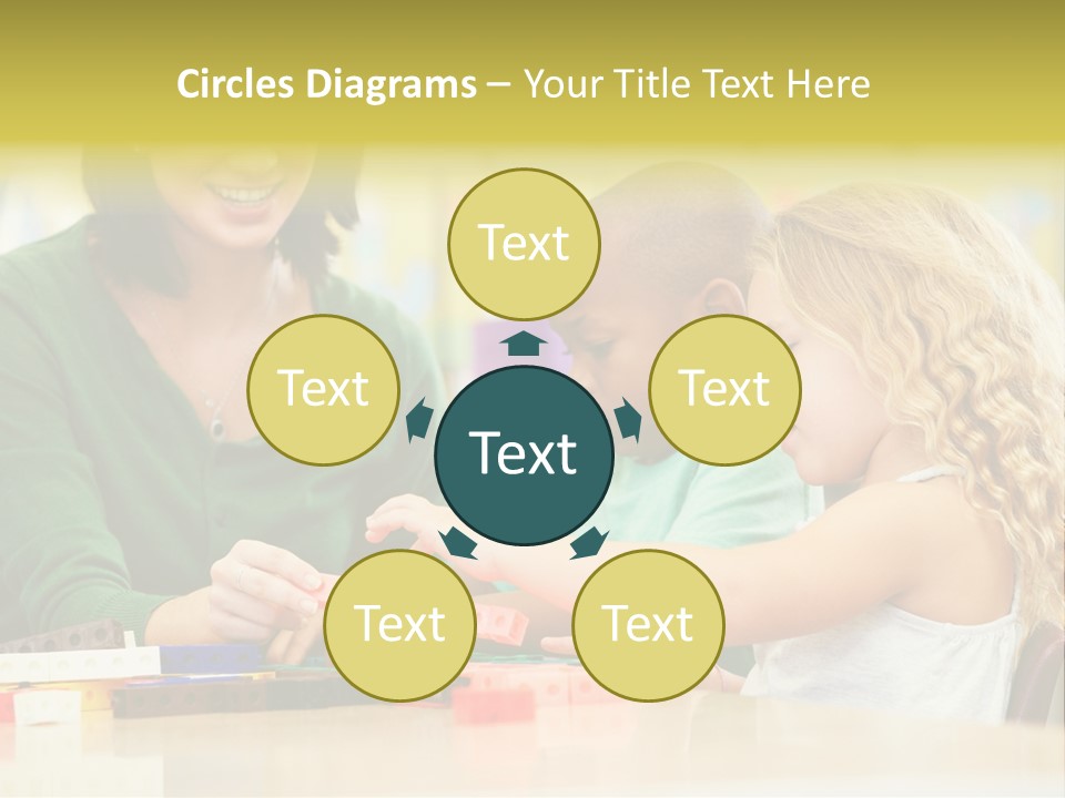 Schoolchildren Education Children PowerPoint Template
