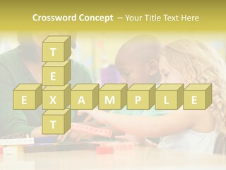 Schoolchildren Education Children PowerPoint Template