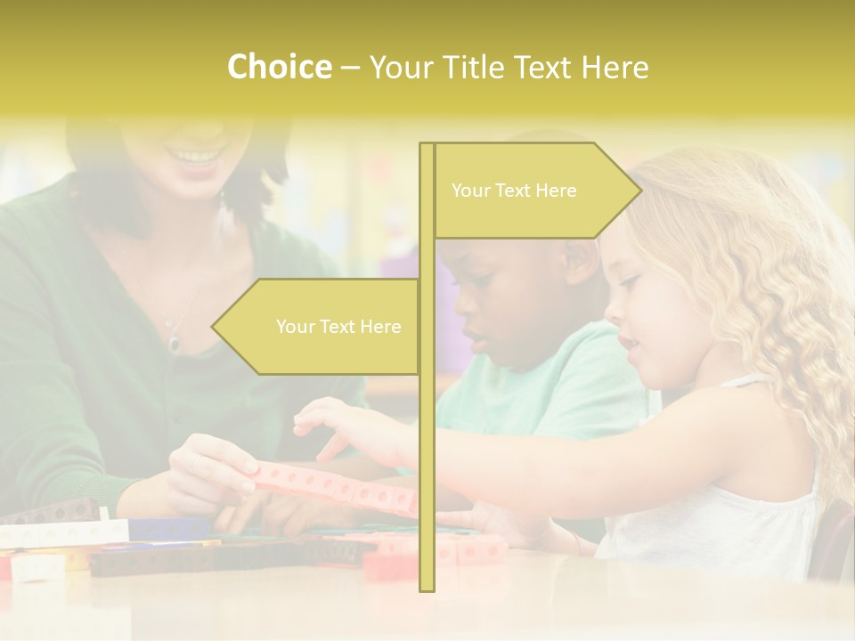 Schoolchildren Education Children PowerPoint Template