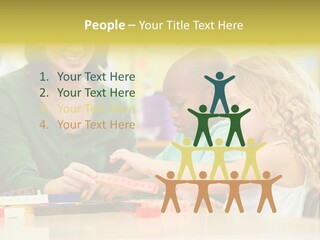 Schoolchildren Education Children PowerPoint Template