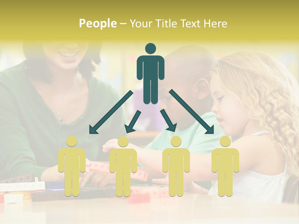Schoolchildren Education Children PowerPoint Template