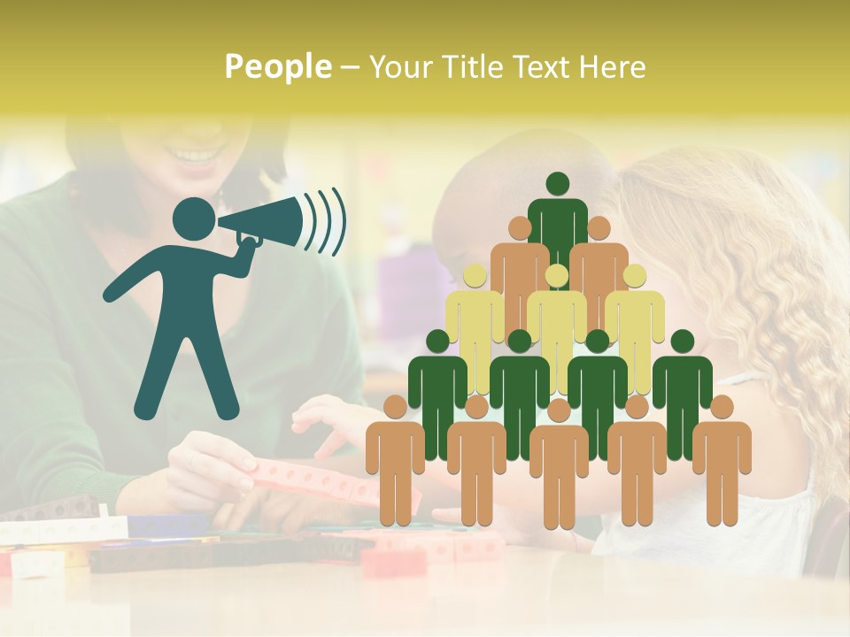 Schoolchildren Education Children PowerPoint Template