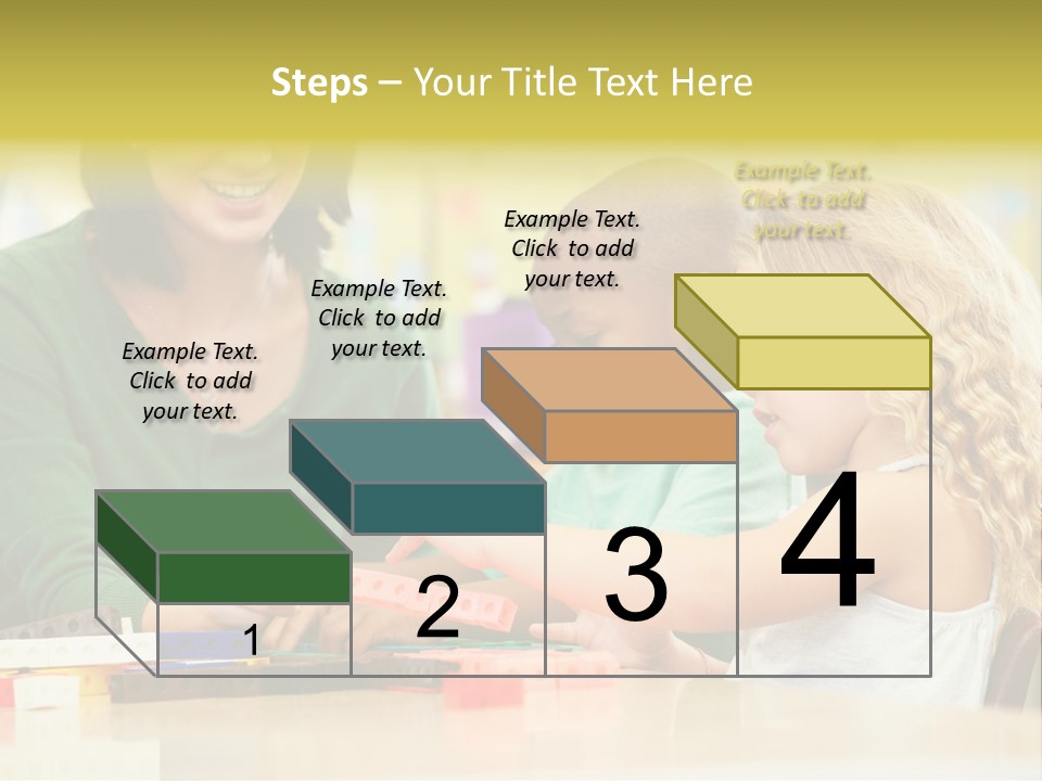 Schoolchildren Education Children PowerPoint Template