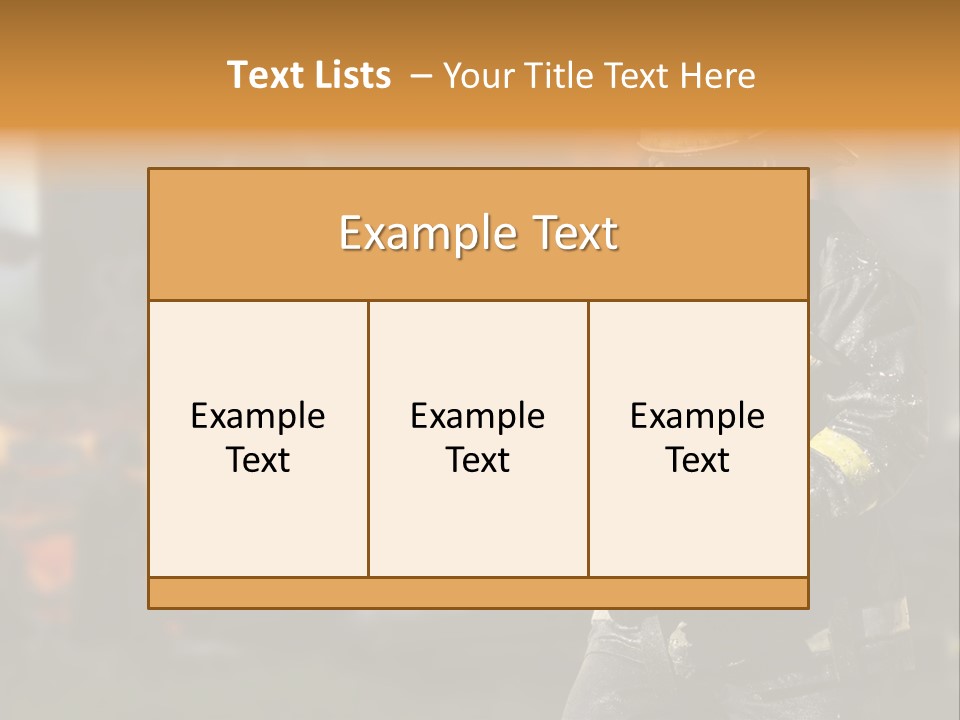 Damaged Clothing House PowerPoint Template