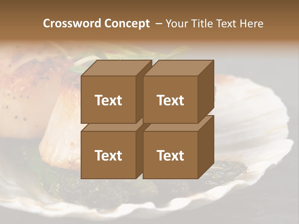 Dining Plump Seafood PowerPoint Template