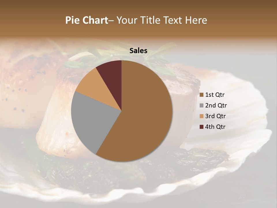 Dining Plump Seafood PowerPoint Template