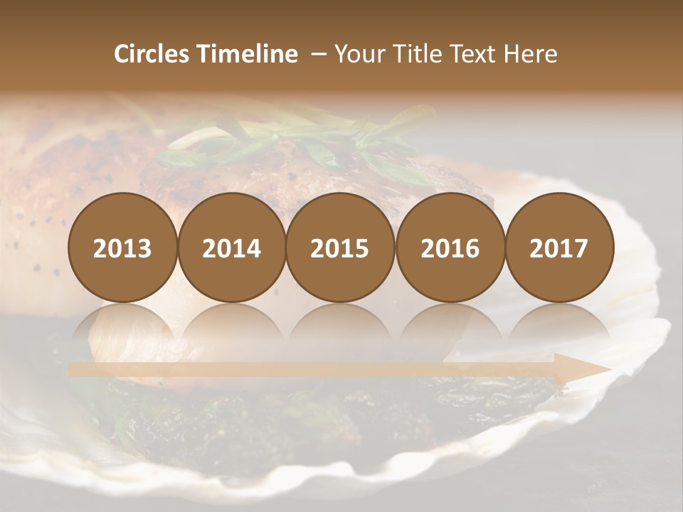 Dining Plump Seafood PowerPoint Template