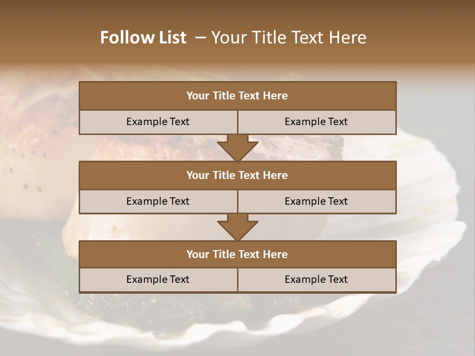Dining Plump Seafood PowerPoint Template