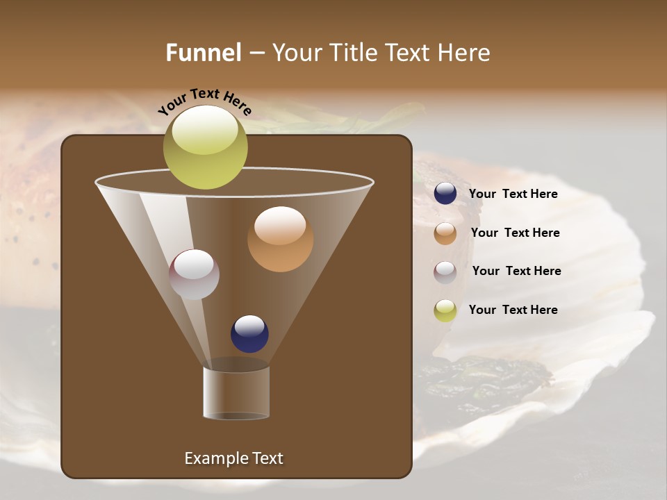 Dining Plump Seafood PowerPoint Template