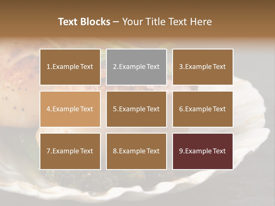 Dining Plump Seafood PowerPoint Template