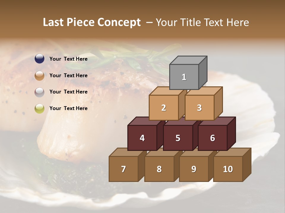 Dining Plump Seafood PowerPoint Template