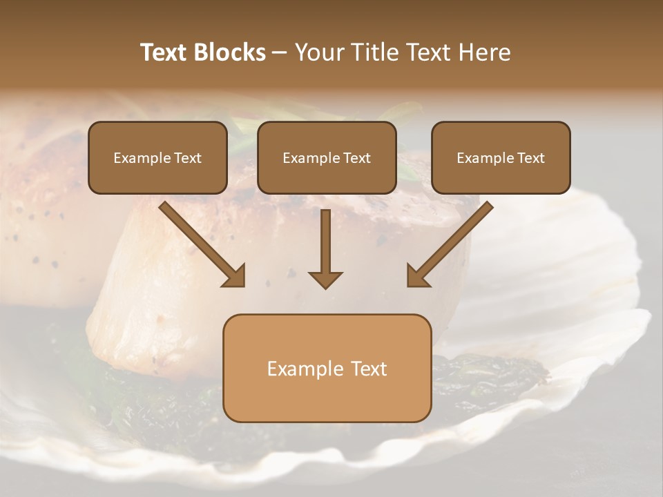 Dining Plump Seafood PowerPoint Template