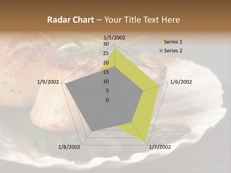 Dining Plump Seafood PowerPoint Template