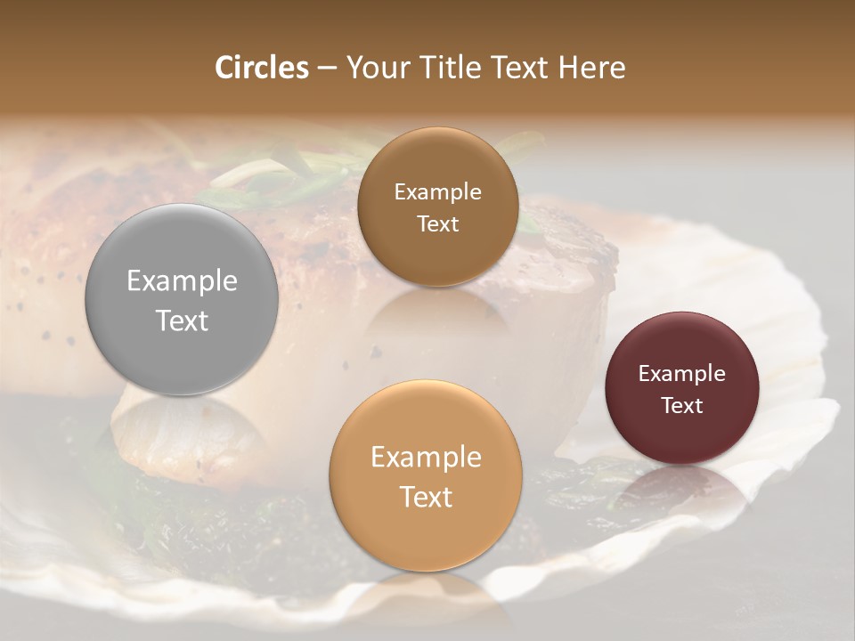 Dining Plump Seafood PowerPoint Template