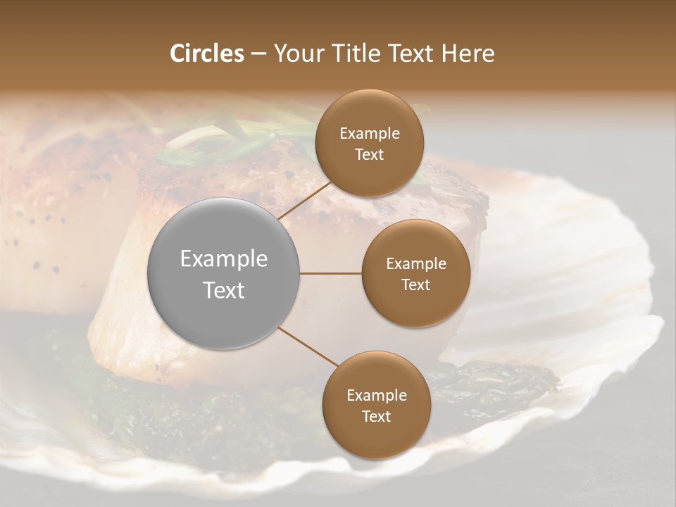 Dining Plump Seafood PowerPoint Template