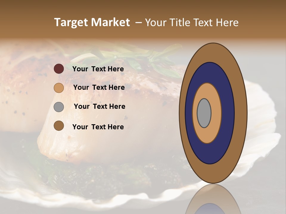 Dining Plump Seafood PowerPoint Template