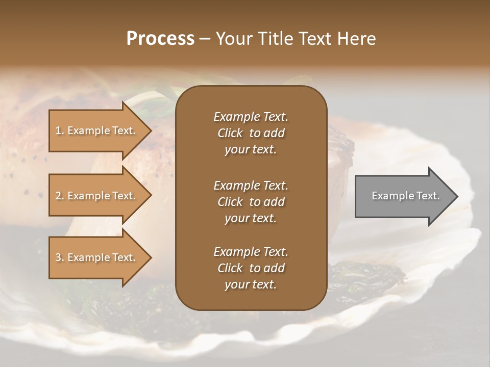 Dining Plump Seafood PowerPoint Template