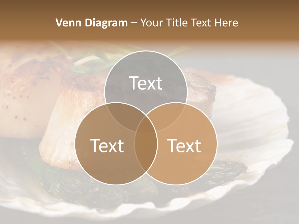 Dining Plump Seafood PowerPoint Template