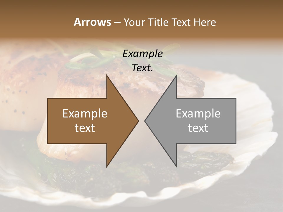 Dining Plump Seafood PowerPoint Template