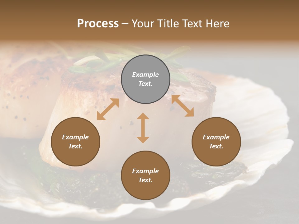 Dining Plump Seafood PowerPoint Template