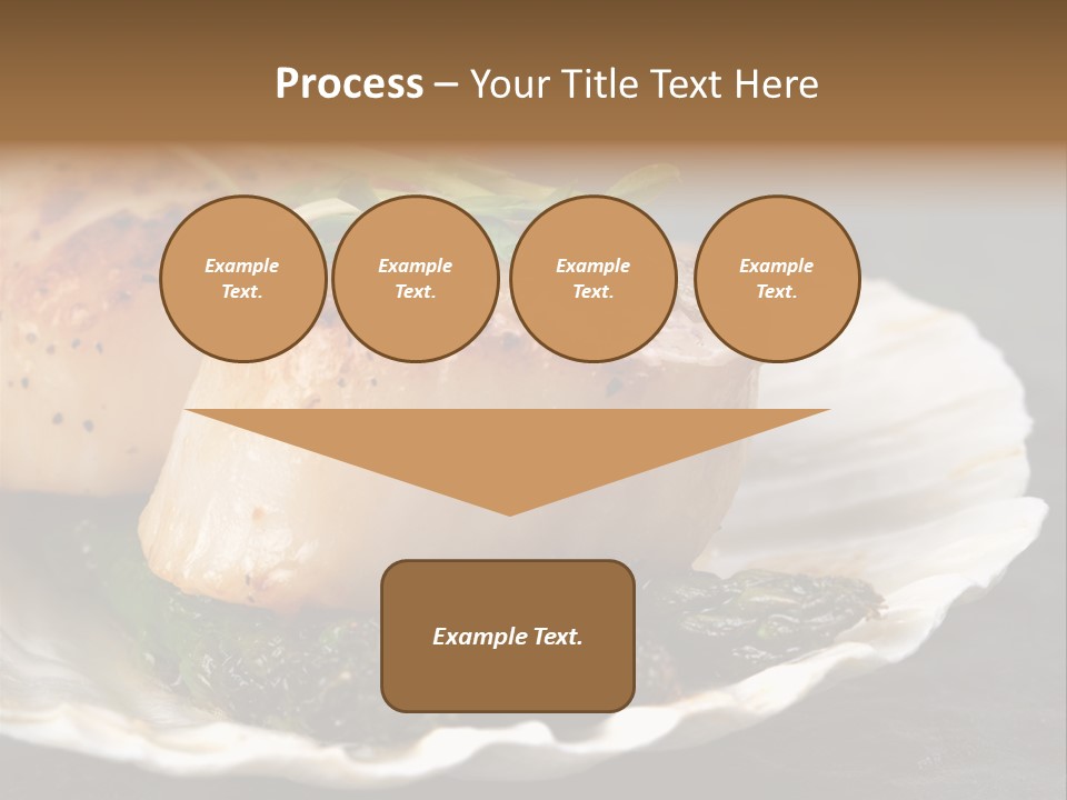 Dining Plump Seafood PowerPoint Template
