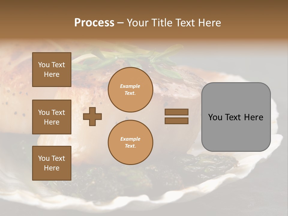 Dining Plump Seafood PowerPoint Template
