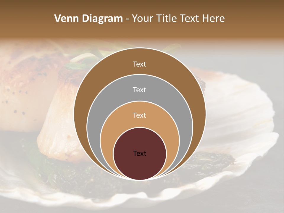Dining Plump Seafood PowerPoint Template