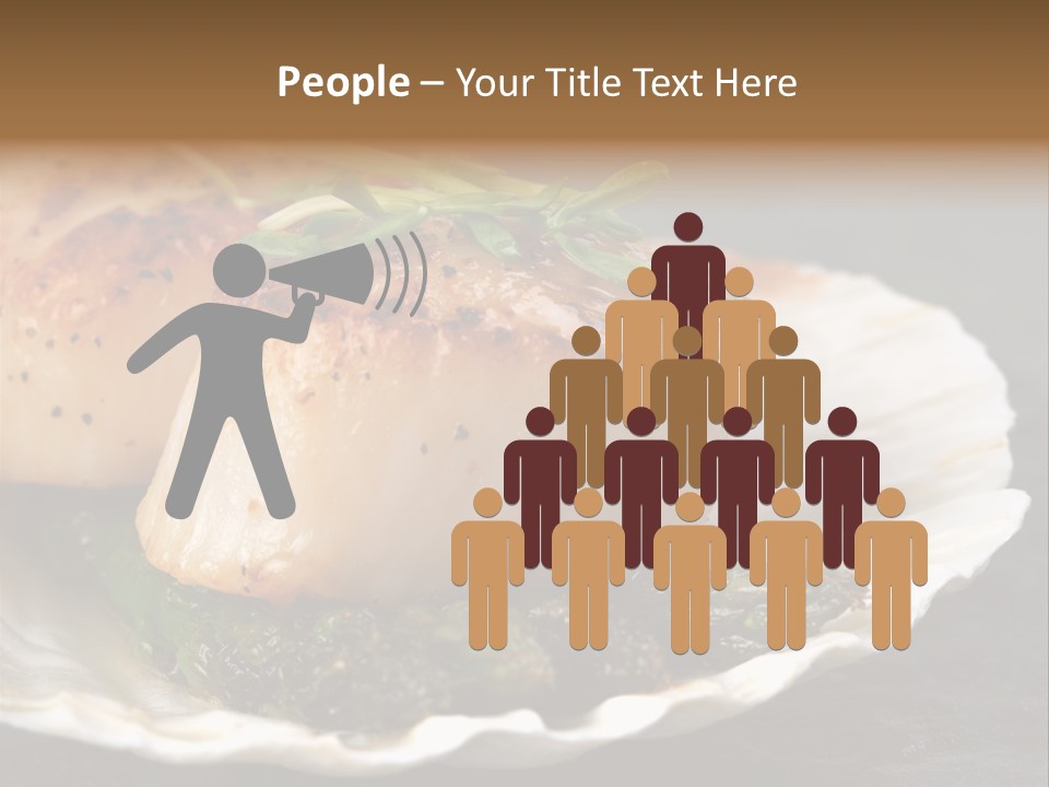 Dining Plump Seafood PowerPoint Template