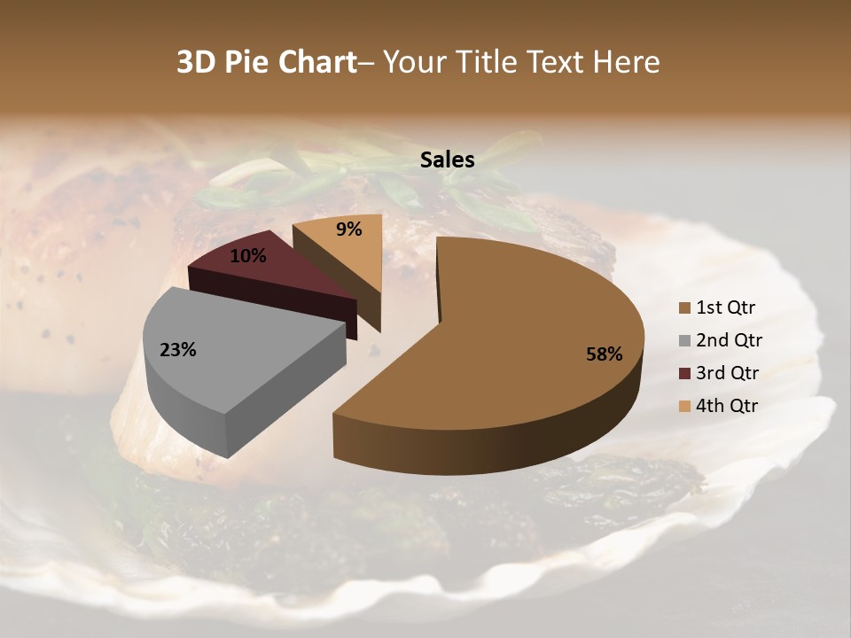 Dining Plump Seafood PowerPoint Template