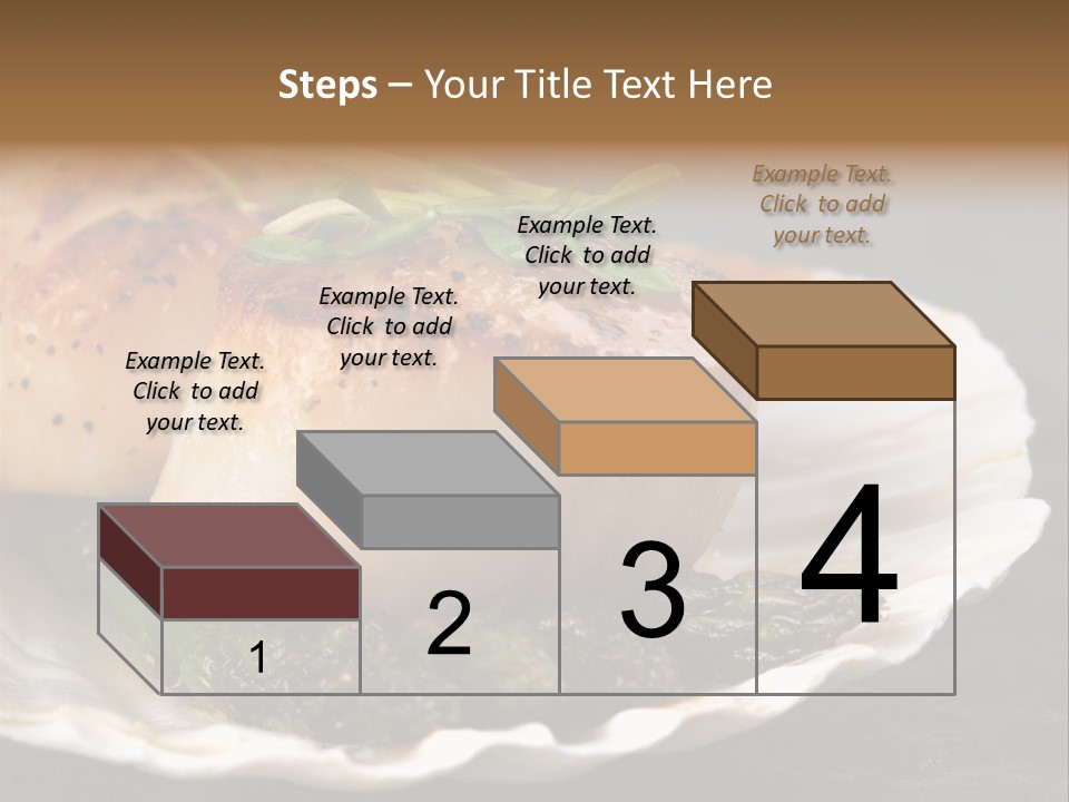 Dining Plump Seafood PowerPoint Template