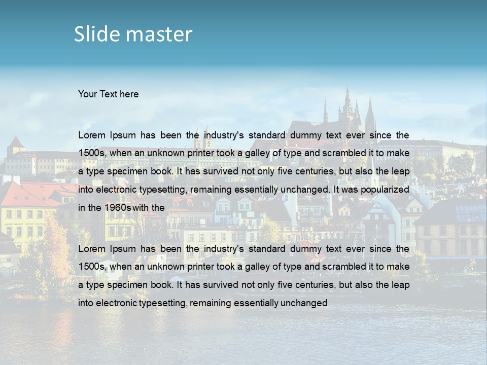 Landmark Travel Art PowerPoint Template