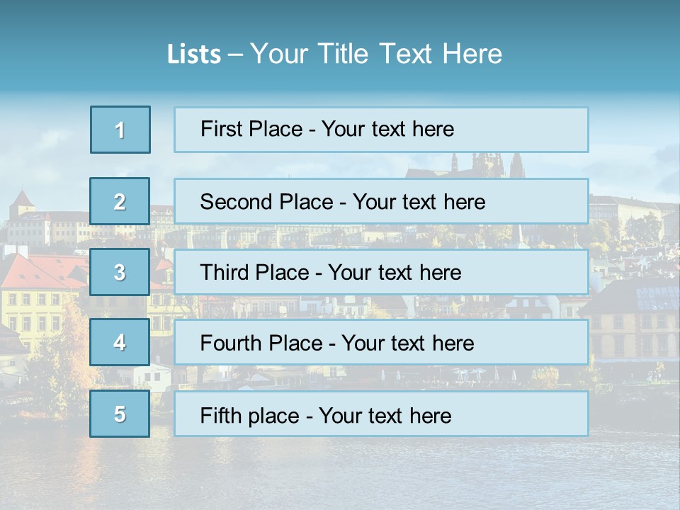 Landmark Travel Art PowerPoint Template