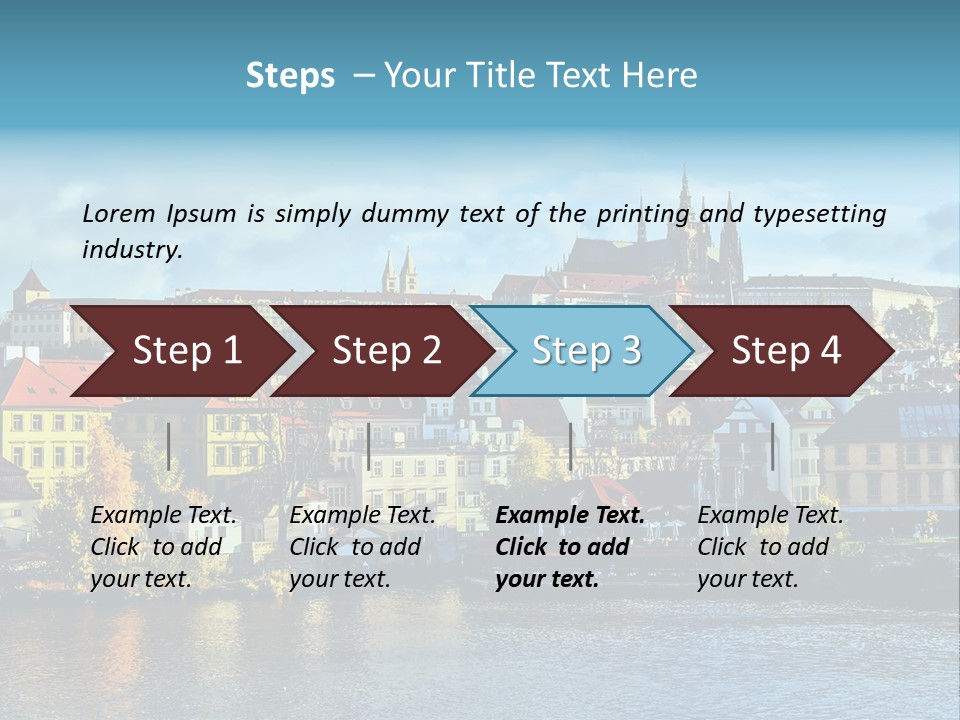 Landmark Travel Art PowerPoint Template