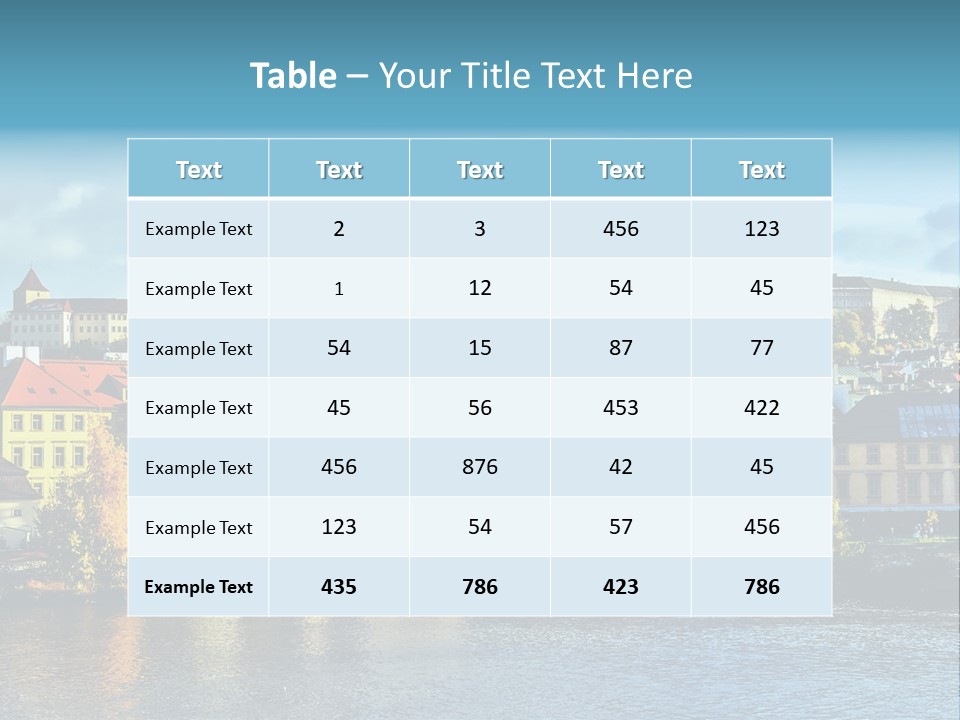 Landmark Travel Art PowerPoint Template