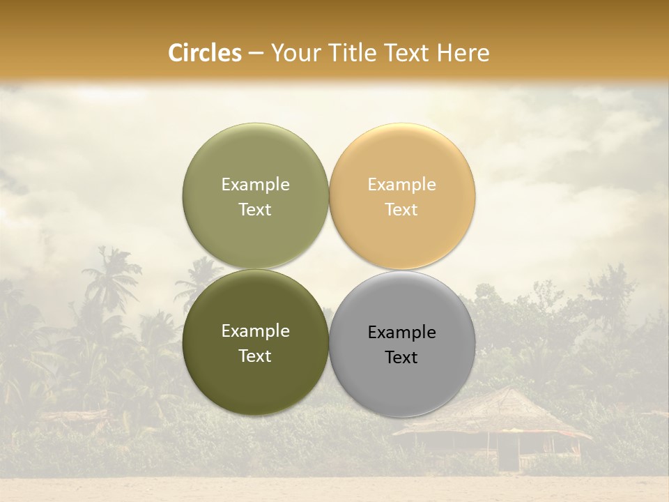 Space Paradise Natural PowerPoint Template