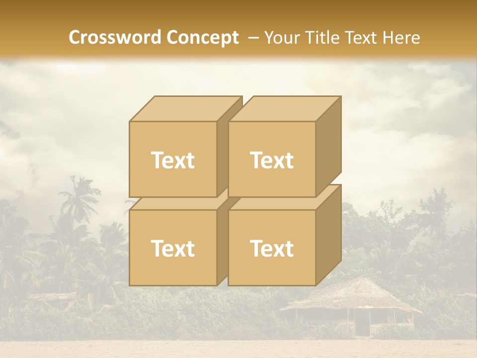 Space Paradise Natural PowerPoint Template