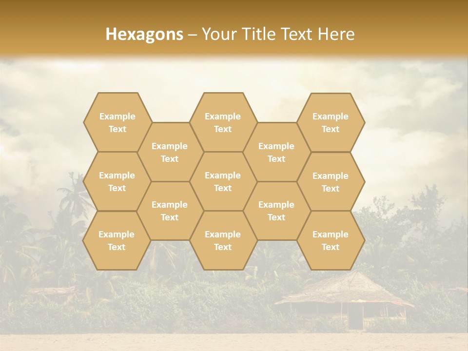 Space Paradise Natural PowerPoint Template