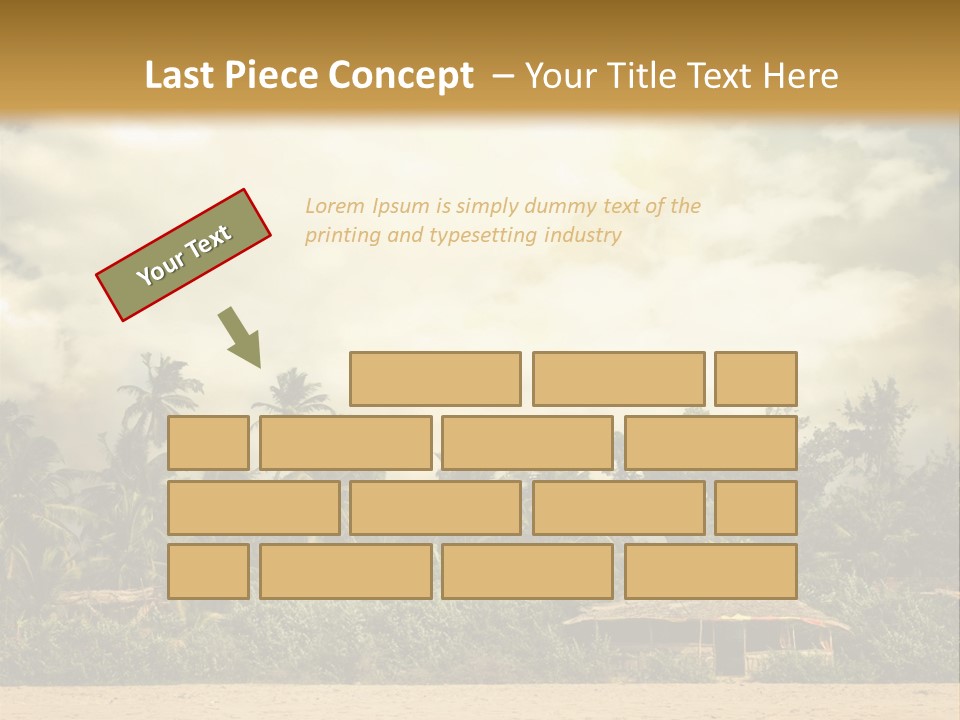 Space Paradise Natural PowerPoint Template