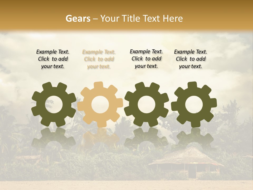 Space Paradise Natural PowerPoint Template