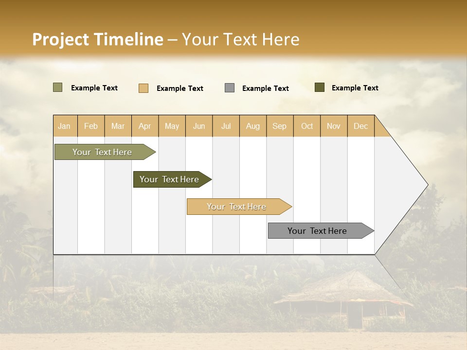 Space Paradise Natural PowerPoint Template