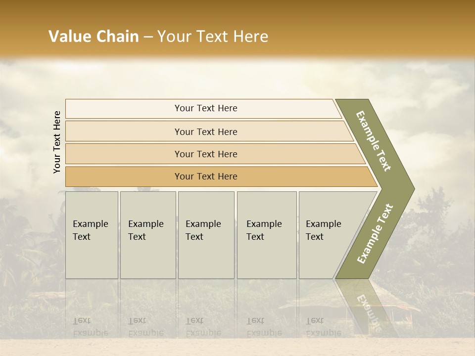 Space Paradise Natural PowerPoint Template