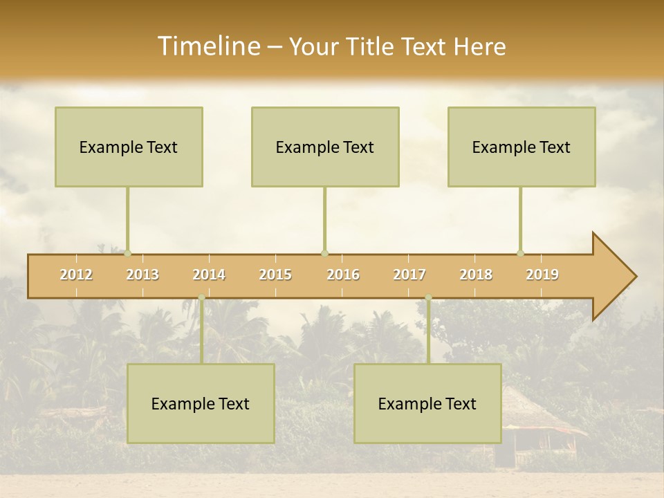 Space Paradise Natural PowerPoint Template