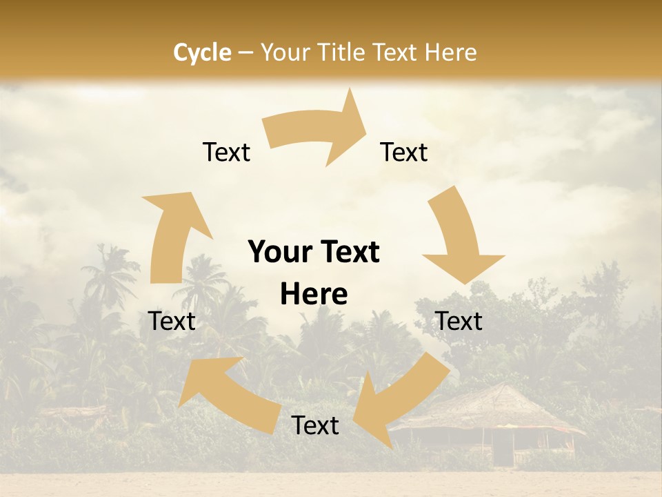 Space Paradise Natural PowerPoint Template