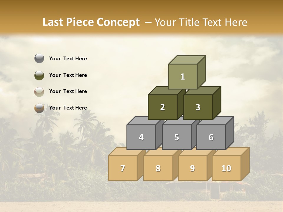 Space Paradise Natural PowerPoint Template